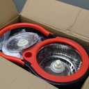 Mop and Bucket with Wringer Set 360 3psc Microfiber Spin Mop with Bucket and Dual Mop Heads Self Wringing Spinning Mop (20QT) (1)