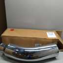 4 to 6 Inch Diesel Exhaust Tip Elbow with Clamp - Chrome Plated Or Black Coated Universal Exhaust Pipe Accessory for Trucks, Cars (Silver)