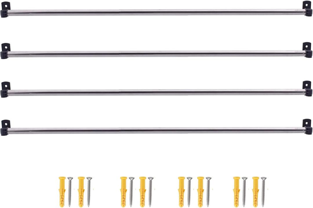 YYST Gift Wrapping Paper Wall Mount Storage Station, Organizer, Dispensing Rack for Gift Wrapping Paper up to 40 Inch(100CM) Wide.