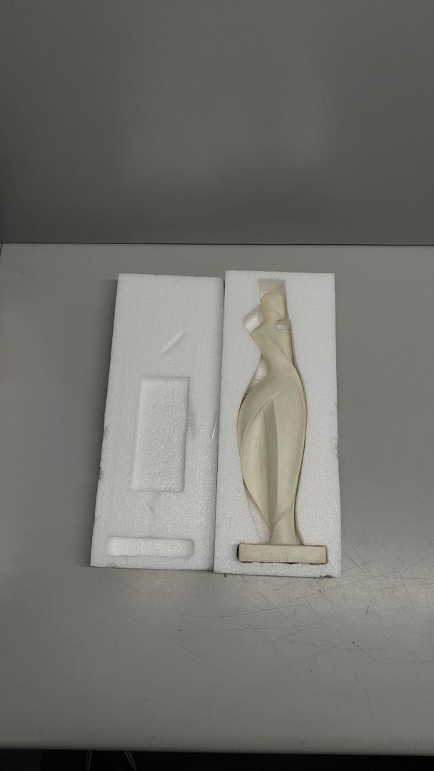 emphaseason Modern Abstract Female Sculpture, White Resin Statue for Home & Office Decor, Minimalist Art for Living Room, Bookshelf, Desk, Unique Gift for Birthday, Anniversary