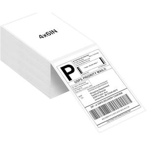 Joyberg 4x6 Thermal Labels, Shipping Labels, Strong Adhesive Thermal Label, White Printer Paper/Label