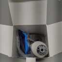 H2ofloss Water Dental Flosser Portable Dental Oral Irrigator with 5 Modes, 6 Replaceable Jet Tips, Rechargeable IPX7 Waterproof Teeth Cleaner for Home and Travel -300ml Detachable Reservoir (HF-6) (White)