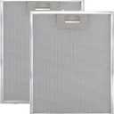 SB08087294 Range Hood Filter Replacement, Compatible with Broan, 3-Layer Aluminum Mesh Grease Filter 11.75X9.375Inch, Aluminum Range Hood Vent Filters, 2PCS