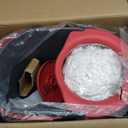 SONGMICS Spin Mop and Bucket Set with Pedal Wringer, Floor Cleaning Mop, Adjustable Telescopic Handle, Max. 59.1-Inch Length, 360 Rotating Head, 1 Microfiber Pad, Gray and Red ULMB002GT01
