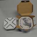 UMIRRO Absorbent Coasters for Drinks with Holder | Ceramic Stone Cup Coasters for Coffee Table | Modern Decorative Mat in Ocean Blue and Grey | Set of 6 (13. Breaking in the Clouds)