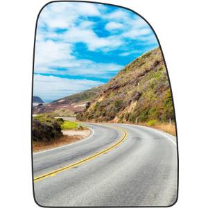 Passenger Right Side Heated Upper Mirror Glass Replacement Fits for 2014-2021 Ram Promaster 1500 2500 3500 for CH1321376