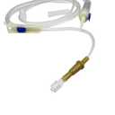 (12PCS/Box) IV Extension Set,67" I.V Tubing,Sterile Individual Packaging,for Lab and Pets Veterinary (Screw Mouth)