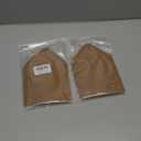 HOMOTEK 2 Pack Tissue Box Cover, Square PU Leather Tissue Holder, Decorative Facial Tissue Cube Paper Organizer Dispenser for Bathroom, Night Stands, Desk, Car 5X5X5'' - Camel, Pebble Grain