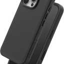 RhinoShield Case Compatible with iPhone 16 Pro | SolidX - Reinforced Shock-Absorbing Slim Design Protective Cover with 3.5M / 11ft Drop Protection - Classic Black