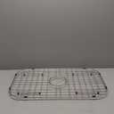 Serene Valley Sink Protector Grid 26-1/16" x 14-1/16", Centered Drain with Corner Radius 3-1/2", 304 Stainless Steel Material NLW2614C
