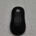 Tukellen for Porsche Leather Key Fob Cover with Keychain Key Shell Compatible with 2020-2023 Panamera, Cayenne, Macan, 918-Black