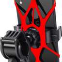 Bike Phone Mount Universal Adjustable Cell Phone Holder for Bicycle Motorcycle Compatible with iPhone Max Xr Xs X Pro 12 11 8 7 Plus, Galaxy S20 S10 S9 S8 S7 Edge Note 10 9 8 7