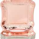 Sparkle and Bash Rose Gold Paper Plates - 9-Inch Square Glossy Disposable - 48-Pack Heavy-Duty Sturdy - Party Tableware for Weddings & Showers