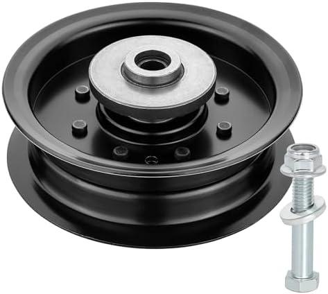 Amazon.com : Belleone 196104 Idler Pulley Fits for Hus qvarna Craftsman Mower, 197380 Flat Idler Pulley Bearing for HU AYP Craftsman TS342, TS343, TS348 Lawn Tractor 48" 54" Deck, Replace 532196104, 1 Pack : Patio, Lawn & Garden
