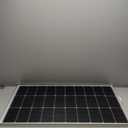 HQST 100 Watt 12V Monocrystalline Solar Panel with Solar Connectors, High Efficiency Module PV Power for Battery Charging Boat, Caravan, RV and Any Other Off Grid Applications