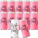 Chengu 12 Pcs Wife of the Party and the Party Bachelorette Can Coolers Bachelorette Bridal Shower Supplies Favors for Decorations and Bridesmaid Gifts