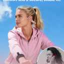 Bone Conduction Headphones, Open Ear Headphones with MP3 Mode 32GB, 10Hrs Playtime IP68 Waterproof Swimming Headphones Secure Fit for Running, Cycling, Work, GiftPink
