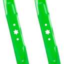 Lawn Mower Blades High Lift with 42 inch Deck Fits for 742-0616A 942-0616A 742-0616 942-0616 for Craftsman PYT9000 T110 T1100 T7800 YT3000 Cub Cadet LT1040 LT1042 RZT42 XT1-LT42 XT2-LX42, 2 Pcs