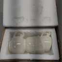 Tioncy Mini Pearlescent Teacup Bud Vase 6" Wonderland Tea Party Decorations Antique Vintage Kitchen Decor Whimsy Ceramic Vase Tea Party Favor for Wedding Gift Birthday Bridal Showers Home