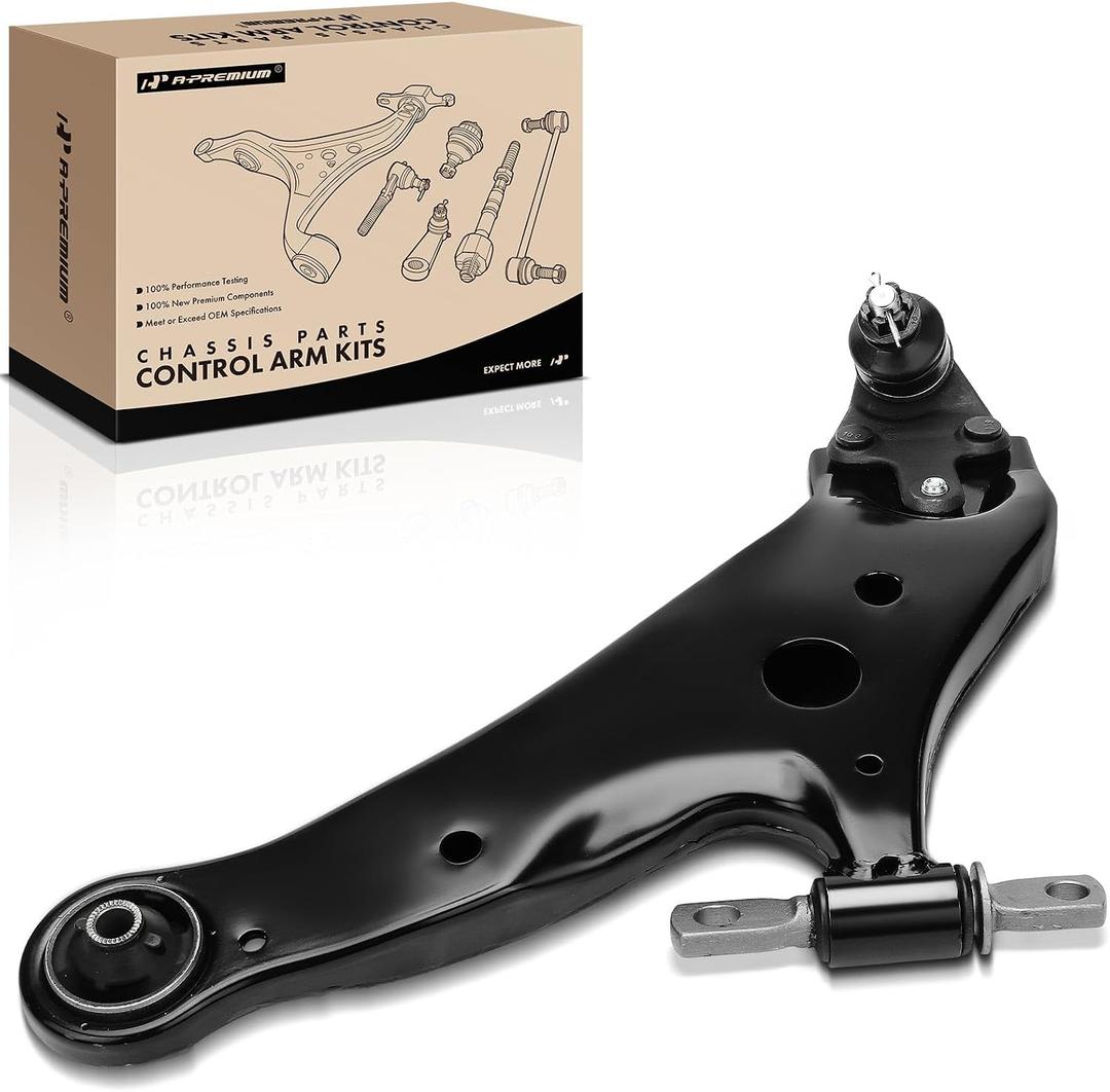 A-Premium Front Left Lower Control Arm with Ball Joint & Bushing, Compatible with Toyota Highlander 2008-2019, Venza 2009-2015 & Lexus RX350/RX450h 2010-2022, RX350L/RX450hL 2018-2022