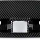 MYDDL Car Carbon Fiber Rear Door Handle Bowl Sticker Decal Trim Cover Interior Decoration for Ford Bronco Sport 2021 2022 2023 2024 2025 Accessories
