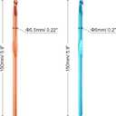 uxcell 10Pcs Aluminum Crochet Hook 5mm 5.5mm US Size 8 9 Knitting Needles for DIY Craft Yarn Blue Orange