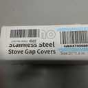 316 Stainless Steel Stove Counter Gap Cover for Kitchen,23.2",Silver