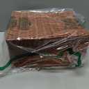 Set of 3 Woven Wicker Storage Basket Box with Lids & Lock, Built-in Carry Handles, Multifunctional Storage Organizer for Nursery, Baby, Clothes, Toys, Books, Large/Medium/Small Size (Natural)