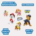 Paw Patrol Puppies Wall Decals - Chase Marshall Rubble Skye Vinyl Wall Sticker Bedroom Decorations - Paw Patrol Room Decor Peel and Stick