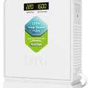 UMI 220V to 110V Voltage Power Converter Step Down Transformer 1600 Watts Capacity with 2 Output Voltages 110V and 100V, White