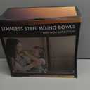 Mixing Bowls with Airtight Lids Set, 26PCS Stainless Steel Khaki Bowls with Grater Attachments, Non-Slip Bottoms & Kitchen Gadgets Set, Size 7, 4, 2.5, 2.0,1.5, 1QT, Great for Mixing & Serving