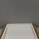 Metal Printer Stand, Large Printer Table with Wheels, Heavy Duty Printer Cabinet Stand, Printer Stand with Storage, Modern Printer Stands for Home Office, Copier, Computer, Fax (23.62"H, White)