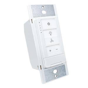 Universal Ceiling Fan Control and Dimmer Light Switch, 4-Speed Wall Control,Single Pole Fan & Light Switch Combo,Safety and Fire Protection