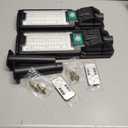 2 Pack Solar Street Lights Outdoor, Waterproof Solar Lights Outdoor with Wide Angle and Remote Control 6500k Motion Sensor Outdoor Solar Lights for Patio and Parking Lot