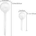 Irrmshr 10 Pack Clear Plant Watering Globes,Plastic Self Watering Bulbs for Indoor Plants,Garden Water Device Automatic Plant Waterer Indoor Outdoor