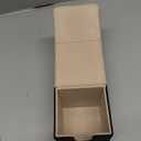 ZLCA Card Deck Box for Trading Cards, MTG YuGiOh Deck Case Holds 100+ Single Sleeved Cards, PU Leather Magnetic Card Storage Box Fits for TCG CCG Magic Game Cards (Black& Gold)