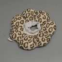 ComSaf Cat Cone Collar Soft - Cat Cones to Stop Licking e Collar for Cats After Surgery, Elizabethan Collar for Kitten Recovery, Comfortable Soft e Collar Cone for Medium Cats, Brown Leopard, M (M (Neck:6.5-10 in))