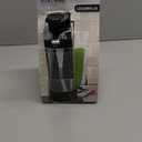 Casabella Sink Sider Solo Kitchen Soap Pump and Sponge Caddy, Black/Chrome - 2-in-1 Soap and Sponge Caddy, One-Hand Soap Dispensing, Ergonomic Design, Easy to Refill and Clean, Efficient Size