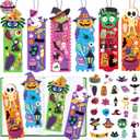 Letapapa Halloween Crafts for Kids, 24 Pack Bookmarks DIY Crafts for Kid, Halloween Party Favors Trick or Treating, Goodie Bag Gifts Toys, Classroom Prizes for Kids Art Activities