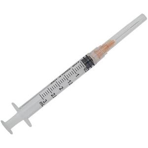 BH Supplies Pet Syringe with 23G Needle, 3ML Capacity, 1.5 Inch Length - 100 Pack