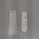 Replacement Remote for Google TV Streamer (4K), Voice Search Remote with Buzzer, Compatible with Chromecast Google TV and Streaming - White