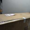  8 FT Pre-Lit Christmas Tree 3-Minute Quick Shape Flocked Decor with 600 LED Lights