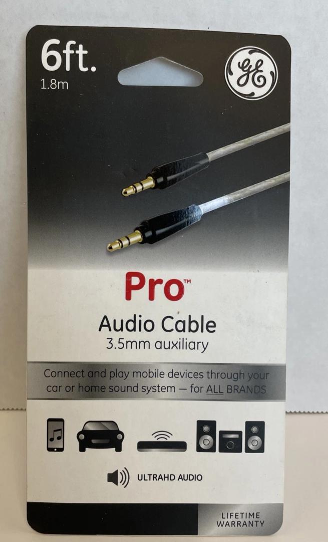 6ft. Pro Audio Cable 3.5mm Auxiliary