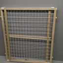 Toddleroo by North States - Extra-Wide Wire Mesh Wooden Baby Gate: Pressure Mounted Baby Gate for Doorways - Adjustable 29.5 to 50 Inches Wide - 31 Inches Tall