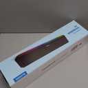 Bluedee Computer Speakers for Desktop PC, Bluetooth 5.3 PC Speakers with Dynamic RGB Light, Wired USB Plug & Play Computer Sound Bar, USB/Type-C Powered Gaming Speakers for Desktop, Laptops, Tablet