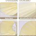 Chandelier Lamp Shades Set of 6 Clip-On,Beige Pleated Small Empire Lamp Shades for E12 Candelabra BulbsLight Covers for Chandeliers, Wall Sconces, Table Lamps