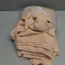 MODFUNS Champagne Ceiling Drapes for Parties 2 Panels 5FTx20FT Sheer Fabric for Draping Chiffon Curtain Ceiling Backdrop Wedding Arch Drapes Fabric Tulle Wedding Curtains Banquet Hall Tent Drapery