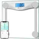 Etekcity Bathroom Scale for Body Weight and BMI, Upgraded Bluetooth Digital Scale, Large Blue LCD Backlight Display, High Precision Measurements, 400 Pounds
