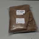 Thgonwid Unstuffed Faux Leather Pouf Cover, Handmade Footstool Ottoman Storage Solution, Floor Footrest Cushion - 16.5Dx12H, Mocha