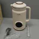 34 oz Nut Milk Maker Machine, 8 in 1 Soy Milk Maker with Nut Milk Bag, Plant Based Milk Maker for Almond, Oat, with Delay Start/Keep Warm/Self Cleaning, Cream